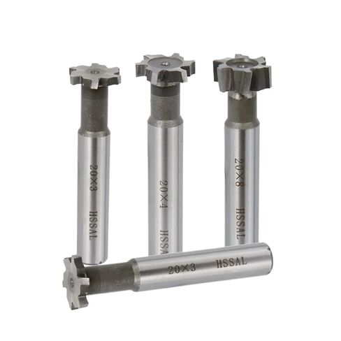 T Slot End Mill ، T Slot Milling 10-32mm عالية السرعة جهاز التوجيه الصلب البت. in Saudi Arabia