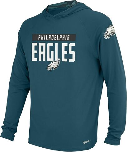 Zubaz NFL للرجال ألوان Pullover Hooded قميص نشط مع الرسومات التفصيلية وآلام خطوط التمويه in Saudi Arabia