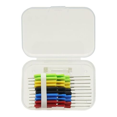 10PCS Universal IC Chip Micro IC clamp SOP SOIC TSSOP TSOP SSOP MSOP PLCC QFP TQFP LQFP SMD IC Chip pin Clip DIP Logic Analyzer in Saudi Arabia