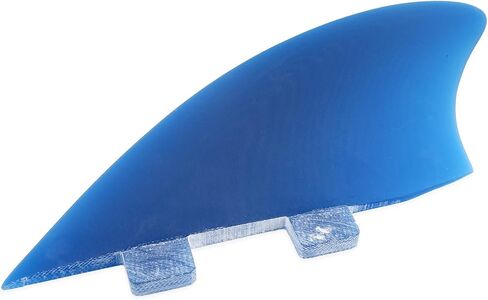 Aqubona Twin Keel Fins ، Tab Single Dual Tabs Fins Surfboard Fins ، Twin Fishail Surfboard Fins Twin Keels - Smooth Fiberglass Flex in Kuwait