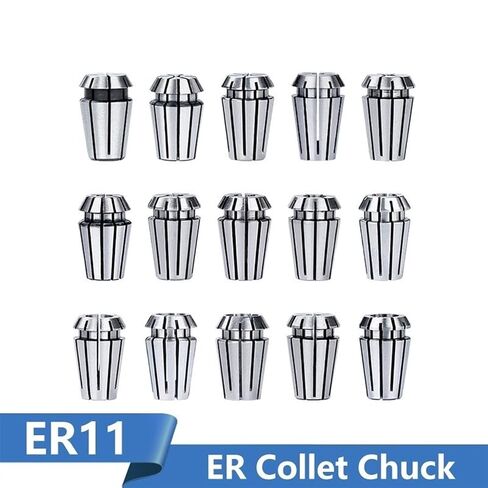 ER11 Collet Chuck 1-7mm 1/4 1/8 AA 0.008mm High Accuracy ER Spring Collet for Bit Milling Clamping Holder 1Pcs(ER11 6.0mm) in Saudi Arabia