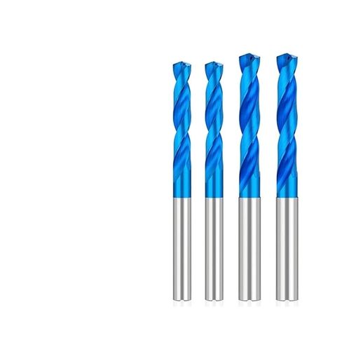 Drill Bit 5D 3.3-9.5mm Tungsten Steel Carbide Drill Bit Blue Coated Drills for Metal Working Machine 1Pcs(5.0mm) in Saudi Arabia