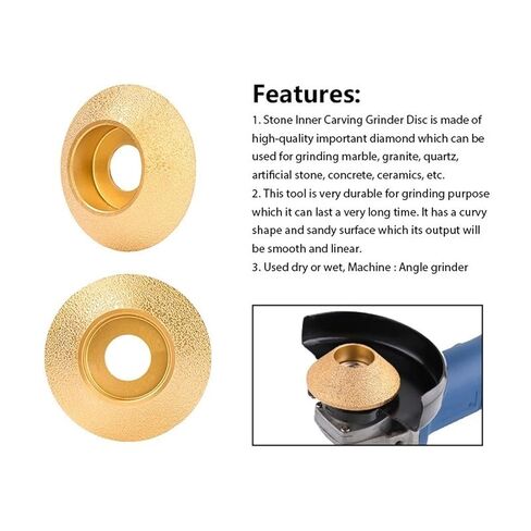 45 درجة انتقاء عجلات من طحن الحواف 20 ملم قطر الماس ناحز طحن العجلة ملائمة الزاوية 3inch 75mm 1pcs (10 ملم) in Saudi Arabia