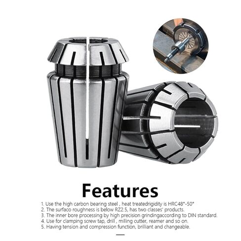 Spring Collet ER25 Precision Collet Clamp Chuck 1.0-16.0mm Collet Chuck حامل لحامل طحن المخرطة 1PCs (1PC ER25-1L4) in Saudi Arabia