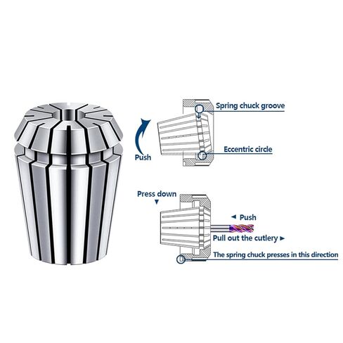 Spring Collet ER25 Precision Collet Clamp Chuck 1.0-16.0mm Collet Chuck حامل لحامل طحن المخرطة 1PCs (1PC ER25-1L4) in Saudi Arabia