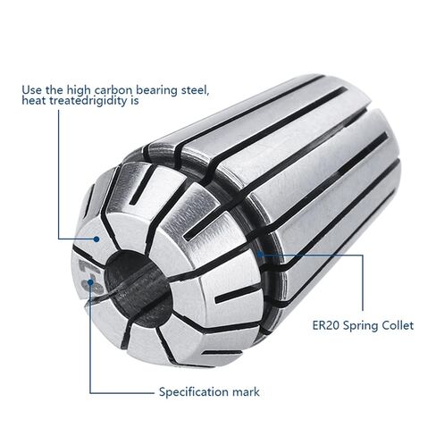 Spring Collet ER25 Precision Collet Clamp Chuck 1.0-16.0mm Collet Chuck حامل لحامل طحن المخرطة 1PCs (1PC ER25-1L4) in Saudi Arabia