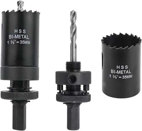 Core Drill Bit 35 40 53 60 70mm Bi-Metal Hole Saw Carbide Tipped Hole Saw for Wood Metal Hole Drilling Tool 1Pcs(53mm) in Saudi Arabia