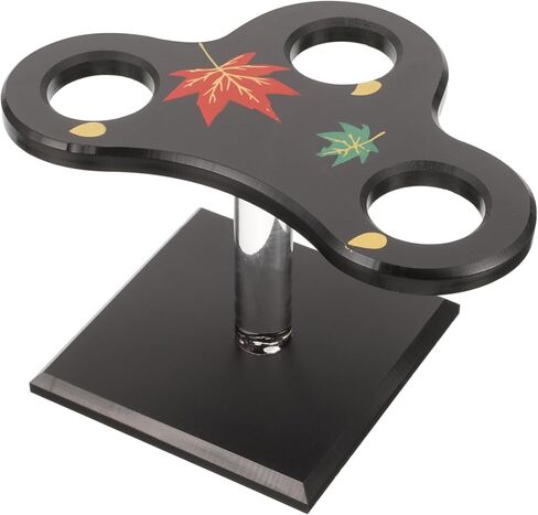 2 ثقبات الآيس كريم مخروط حامل السوشي مع رف عرض الحلوى الأنيق لحفلات المطاعم والأحداث سهلة التنظيف والصيانة in Kuwait