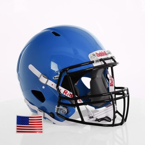Riddell Speed ​​Victor I-Youth W/Black S-2BD-HS4-1P + US Helment Flag Scal-Green Gridiron in Kuwait