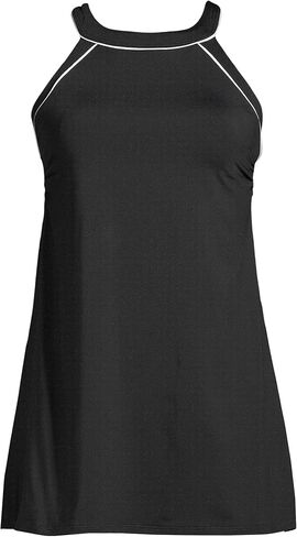Lands 'End Women's High Neck Swim Guit Swimsuit in Saudi Arabia