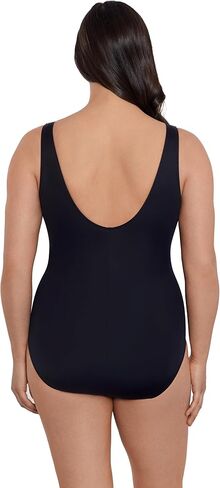 Women's Tie Surplice One Piece Swimsuit in Kuwait