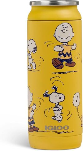 Igloo Peanut 16 oz Can, Stainless steel Insulated Tumbler, Yellow in Saudi Arabia