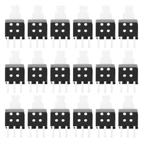 ECSING 50pcs 3pin stating bush butting butting part 5.8x5.8mm pcb push butting switch 30VDC/0.1a budtan in Kuwait