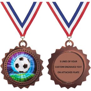 Express Medals 1 to 50 Packs Engraved Personalized Custom 3 Inch Gold Silver Bronze Soccer Medals Trophy Award Medal Trophies LAZD03MY446 in Saudi Arabia