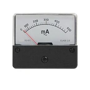 AC 500MA لوحة مستطيلة مقياس تمثيلي AMMETER YS-670 1PCS in Kuwait