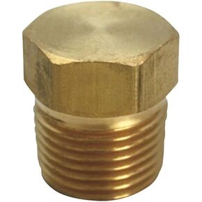 6jc120810701017 Mpt Hex Head Plug, Brass in Saudi Arabia