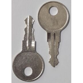 Pair of 2 Replacement Keys Cut to Key Code H712 for All Tool Box Locks (Cut by Key Copy Express)(These Keys Will Work only with Codes with an H Letter Before The Numbers) in Kuwait