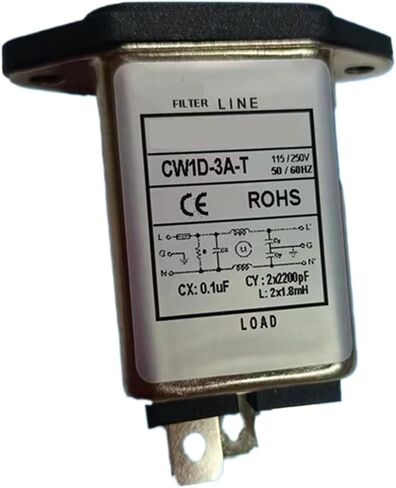 مرشح الطاقة CW1D-1A3A6A10A-T Socket صغير الحجم أحادي الطور تنقية الجهاز المضاد للداخل (CW1D-10A-T) in Saudi Arabia