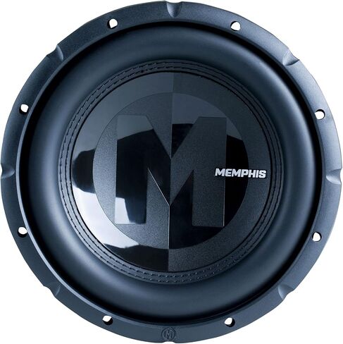 Memphis Audio PRX102W 10 "Power Reference Single 2-Ohm Presterver ، 250 Wrms RMS ، No Magnet Boot ، Spade Artermals in Kuwait
