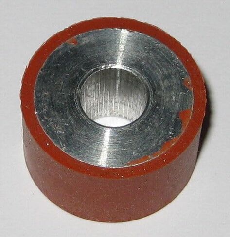 #US 3/4" Dia. Rubber Coated Aluminum Roller - 8 Mm Bore - 22 Mm Dia. - 12.5 Mm Thick in Saudi Arabia