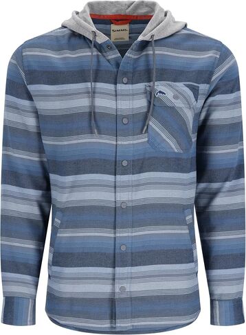 Simms Men's Santee Flannel Hoody in Kuwait