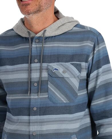 Simms Men's Santee Flannel Hoody in Kuwait