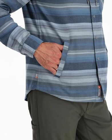Simms Men's Santee Flannel Hoody in Kuwait
