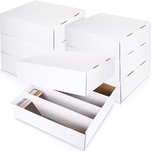 Yexiya 1 Pcs 3200 Count Sports Trading Card Storage Boxes, White in Kuwait