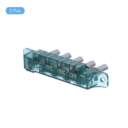 UXCELL 2PCS Range Range Range Switch لوحة مفاتيح ، MQ165 AC 250V 4A 5 زر الضغط على لوحة مفاتيح لوحة مفتاح النطاق ، الأزرق in Saudi Arabia