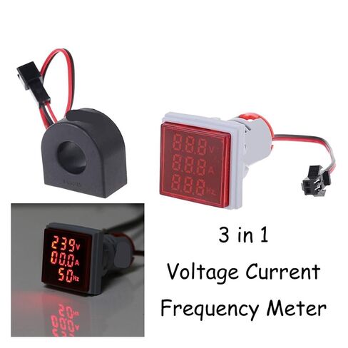 3 in 1 AC 60~500V Voltmeter 22mm LED(Yellow) in Saudi Arabia