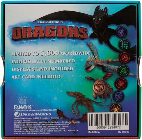 How to Train Your Dragon Limited Edition Medallion in Saudi Arabia