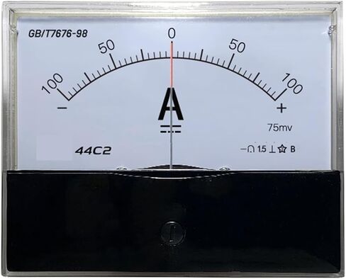 44C2 DC ammeter الإيجابية والسلبية 10A 20A 30A 50A 75A 100A 150A ± 200A الأدوات ذات الاتجاهين 1PCs (-600A إلى 600A 75MV) in Saudi Arabia