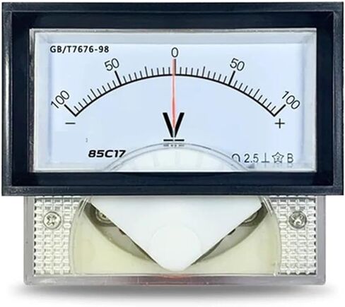 85C17 Voltmeter الإيجابية والسلبية 50V 100V 200V DC 300V ± 450V ثنائية الاتجاه DC-+ مؤشر 1PC (DC -30V إلى 30V) in Saudi Arabia