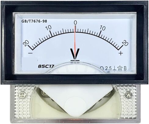85C17 Voltmeter الإيجابية والسلبية 50V 100V 200V DC 300V ± 450V ثنائية الاتجاه DC-+ مؤشر 1PC (DC -30V إلى 30V) in Saudi Arabia