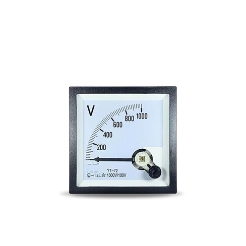 CP72 فولتميتر 1000V/100V فرن التردد الوسيط 1000Hz 1K AC مؤشر AC CZ72 1PCS (AC 6000V 100V) in Kuwait