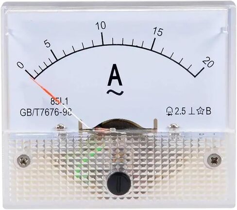 85L1 Pointer Type AC Ammeter 2A 3A 5A 10A 20A 15A 30A 50A 100A Analog Panel Gauge 1Pcs(15A) in Saudi Arabia
