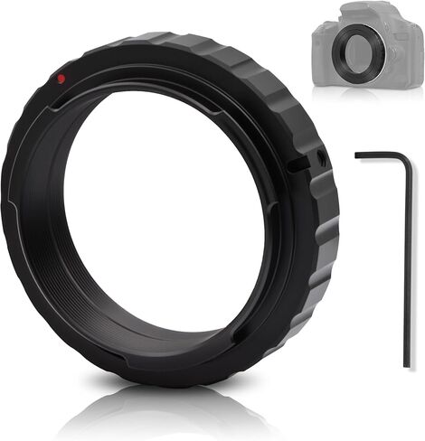 Alstar Metal T-Ring Adapter for N ikon DSLR/SLR (Fits All Ni kon DSLR/SLR Cameras) in Kuwait