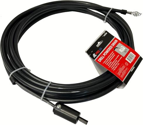 أكلت المحترفين. الأدوات - منظف ثعبان صرف شاق 25 قدمًا ، أداة السباكة التي تعمل بالتحفير ، الأفعى المرحاض بالمرحاض ، أداة ثعابين أنبوب الصرف in Kuwait