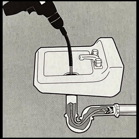 أكلت المحترفين. الأدوات - منظف ثعبان صرف شاق 25 قدمًا ، أداة السباكة التي تعمل بالتحفير ، الأفعى المرحاض بالمرحاض ، أداة ثعابين أنبوب الصرف in Kuwait