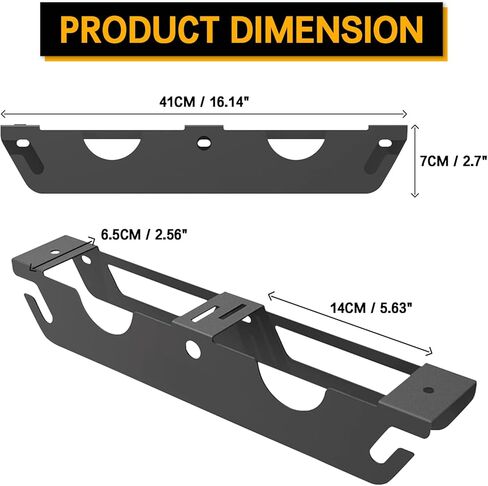 حامل طاحونة الزاوية المثبتة على الحائط-رف تخزين 2-bay مع شماعات الحبل ، للقواطع والتلميع وأدوات الطاقة ، مثالية لمؤسسة المرآب وورشة العمل in Kuwait