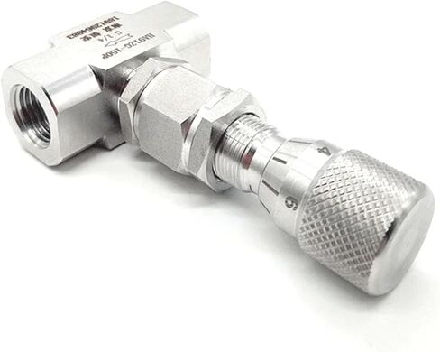 1/8 "-1/2" BSPT BSPP NPT FEMENT-FEM كوع مستقيم 90 درجة 304 316 صمام إبرة الفولاذ المقاوم للصدأ الصغرى (BSPP_2MM_ELBOW SS316L) in Kuwait