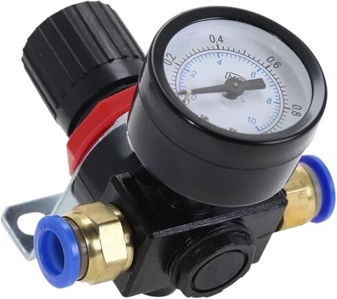 AR2000 G1/4 '' مع تركيبات FRL وحدة التحكم في الهواء تحكم ضاغط منظم Valve6mm 8mm 10mm 12mm (AR2000 مع TPC8-02) in Kuwait