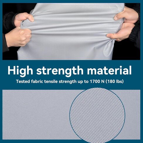 Durable Waterproof Pontoon Boat Cover with Snaps – Heavy-Duty Oxford Fabric with Motor Cover (Fits 20ft 21ft 22ft 23ft 24ft) in Saudi Arabia