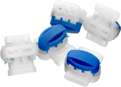 QWORK 200 Pack 3 Wire Connectors Electrical IDC 314-BOX Pigtail Connectors for 22-14 AWG Cables in Saudi Arabia