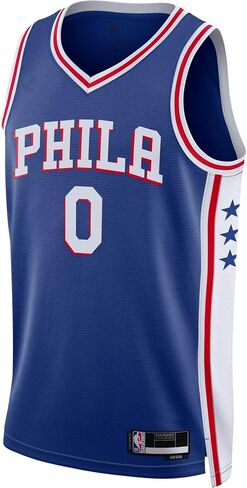 تيريز ماكسي فيلادلفيا 76ers NBA Kids Youth 8-20 Blue Icon Edition Swingman Jersey in Saudi Arabia