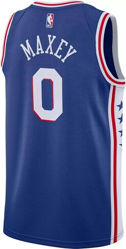 تيريز ماكسي فيلادلفيا 76ers NBA Kids Youth 8-20 Blue Icon Edition Swingman Jersey in Saudi Arabia
