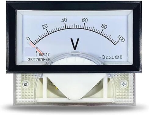 69C17-V DC Voltmeter 10V 15V 20V 75V 300V 450V 600V POINTER 1PCS (DC 500V) in Saudi Arabia