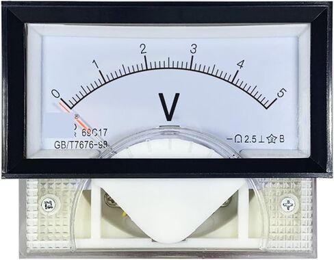 69C17-V DC Voltmeter 10V 15V 20V 75V 300V 450V 600V POINTER 1PCS (DC 500V) in Saudi Arabia
