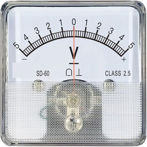 SD60 Voltmeter الإيجابية والسلبية 10V 20V ± 30V 50V مؤشر ثنائي الاتجاه DC DH60 CZ60 1PCS (DC -100V إلى 100V) in Saudi Arabia