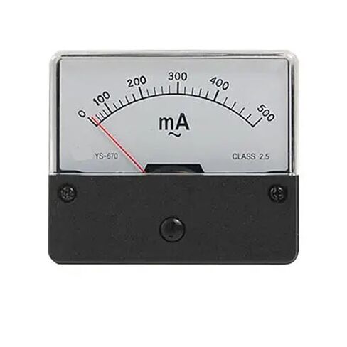 AC 500MA لوحة مستطيلة مقياس تمثيلي AMMETER YS-670 1PCS in Kuwait